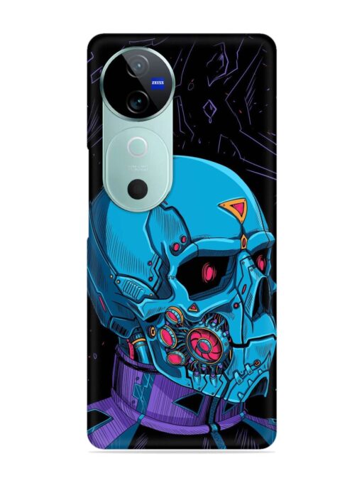 Skull Robo Vector Snap Case for Vivo V40 (5G)