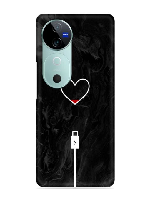 Heart Charging Vector Snap Case for Vivo V40 (5G)