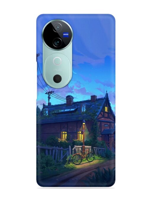 Beautiful Village House Snap Case for Vivo V40 (5G)