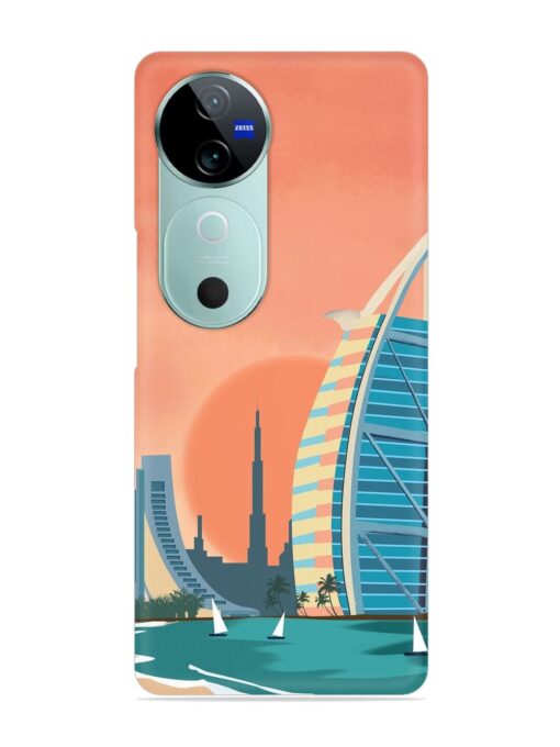 Dubai Architectural Scenery Snap Case for Vivo V40 Pro (5G)