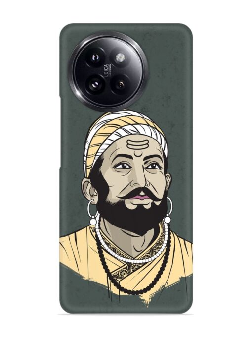 Shivaji Maharaj Vector Art Snap Case for Xiaomi Mi 14 Civi (5G) Zapvi