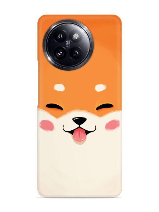 Cute Dog Face Vector Snap Case for Xiaomi Mi 14 Civi (5G) Zapvi