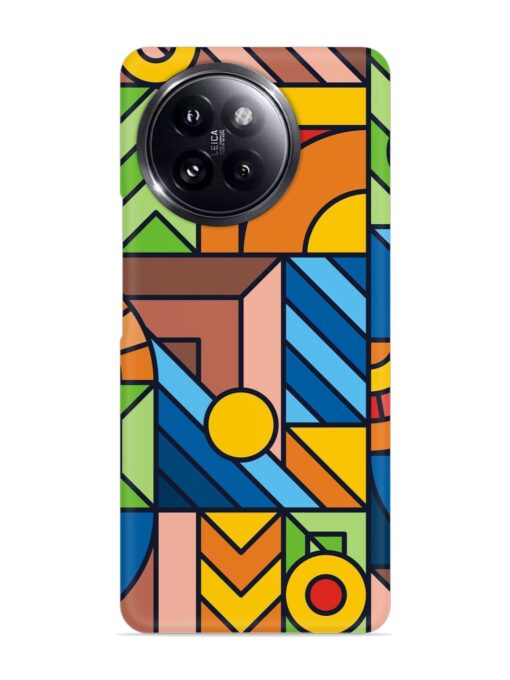 Colorful Geometric Snap Case for Xiaomi Mi 14 Civi (5G) Zapvi