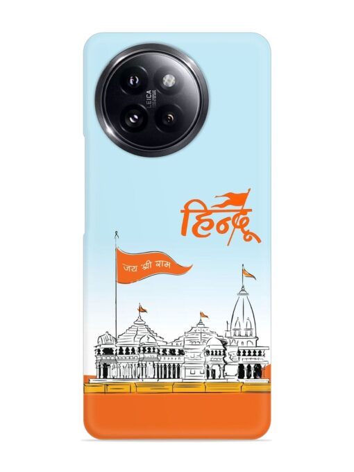 Ram Mandir Hindu Snap Case for Xiaomi Mi 14 Civi (5G) Zapvi