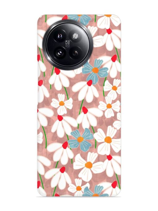 Abstract Petal Flowers Snap Case for Xiaomi Mi 14 Civi (5G)