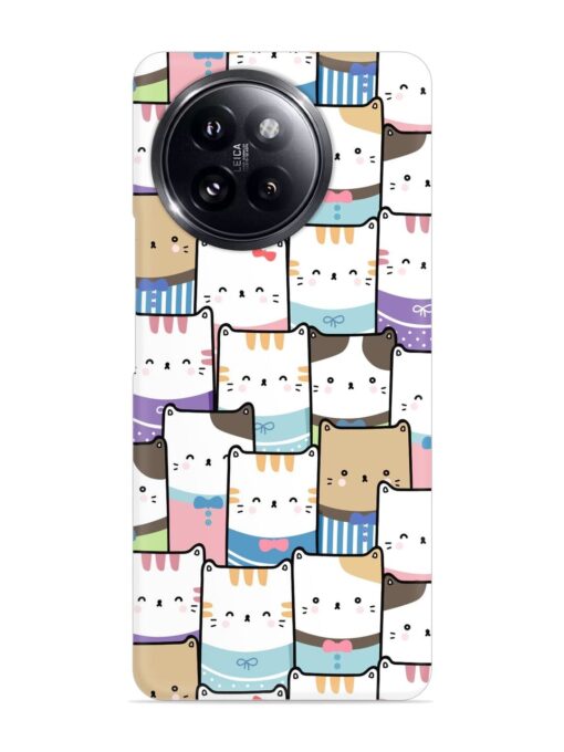 Cute Adorable Cat Snap Case for Xiaomi Mi 14 Civi (5G) Zapvi