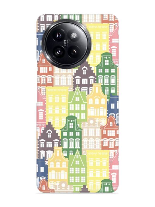 Seamless Shapes Pattern Snap Case for Xiaomi Mi 14 Civi (5G) Zapvi