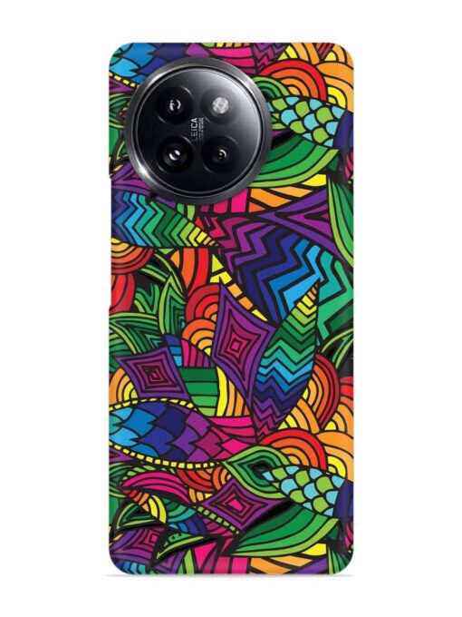 Abstract Multicolor Seamless Snap Case for Xiaomi Mi 14 Civi (5G) Zapvi