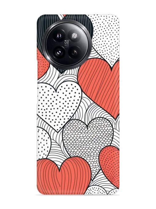 Girly Heart Seamless Snap Case for Xiaomi Mi 14 Civi (5G) Zapvi