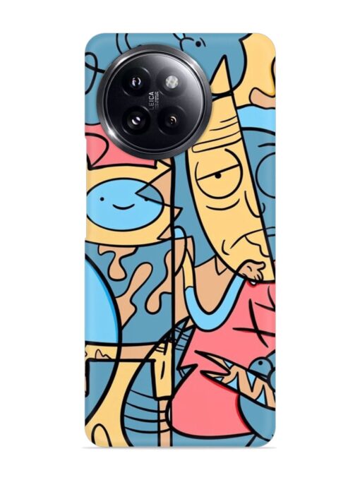 Silly Face Doodle Snap Case for Xiaomi Mi 14 Civi (5G) Zapvi