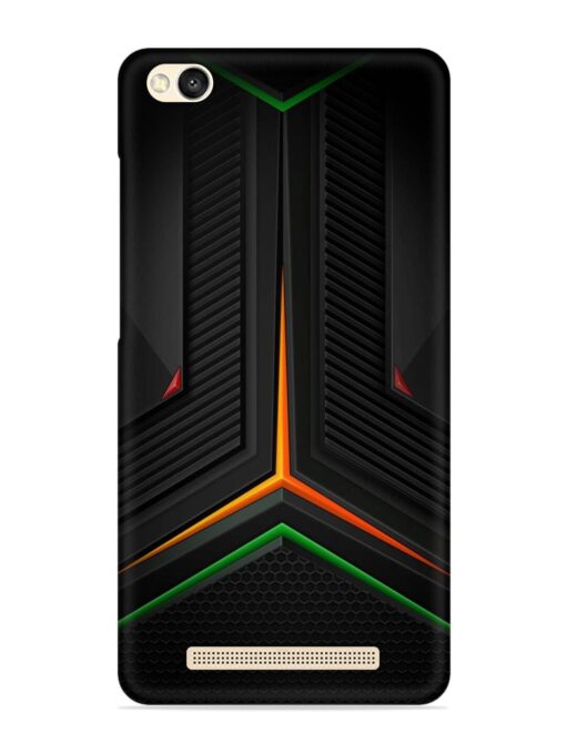 Orange Triangle Light Snap Case for Xiaomi Redmi 3S Zapvi