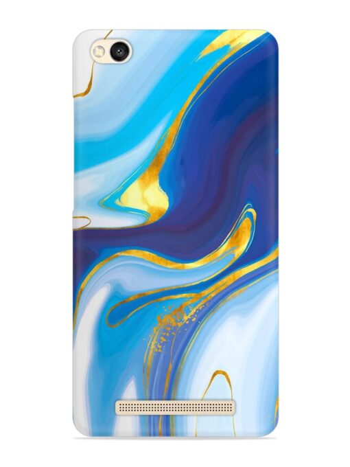 Watercolor Background With Golden Foil Snap Case for Xiaomi Redmi 3S