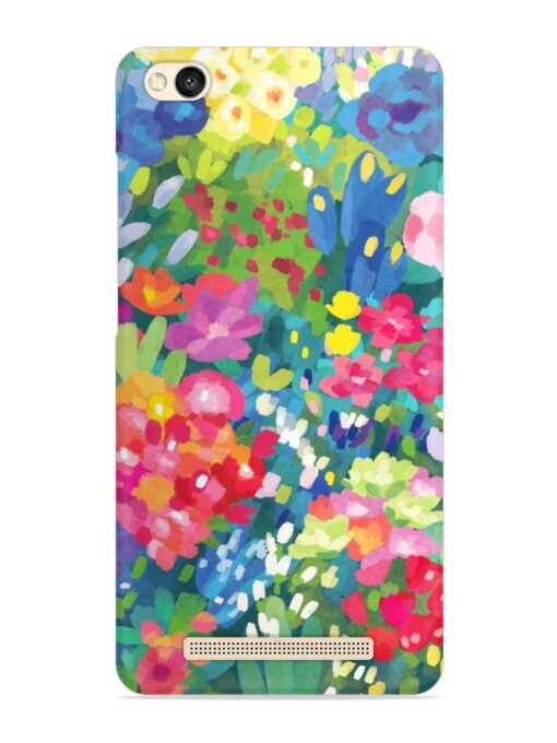 Watercolor Flower Art Snap Case for Xiaomi Redmi 3S Zapvi