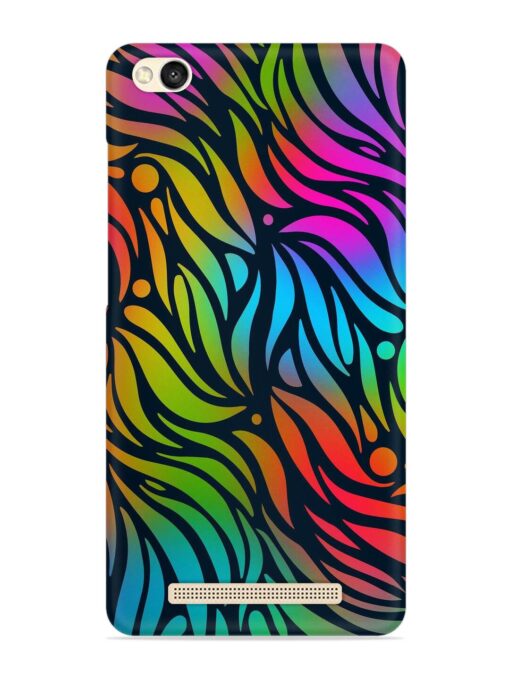 Abstract Leaf Design Snap Case for Xiaomi Redmi 3S Zapvi