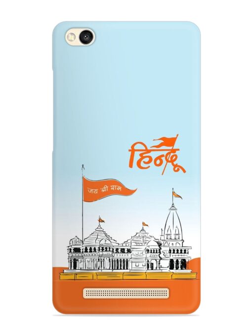 Ram Mandir Hindu Snap Case for Xiaomi Redmi 3S