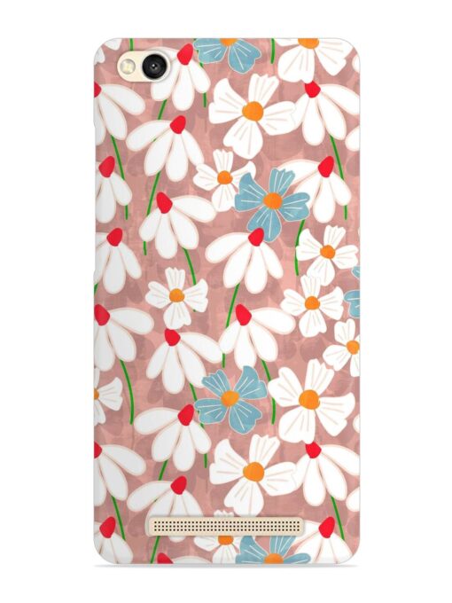 Abstract Petal Flowers Snap Case for Xiaomi Redmi 3S Zapvi