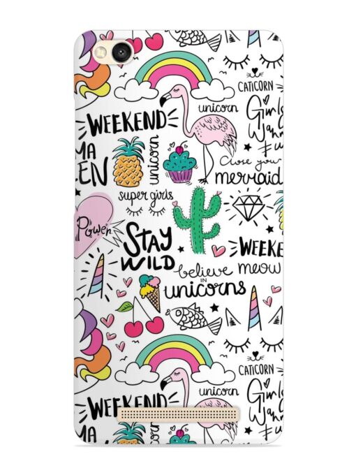 Unicorn Ice Cream Snap Case for Xiaomi Redmi 3S