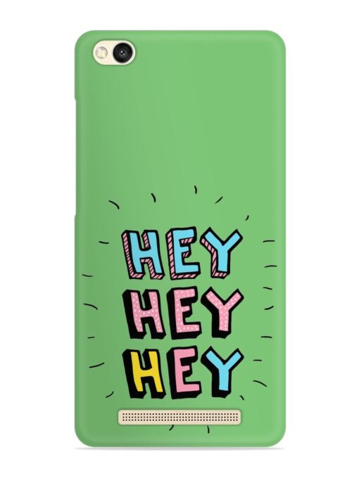 Hey Vector Cartoon Snap Case for Xiaomi Redmi 3S