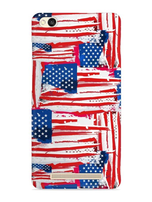 Usa Flag Seamless Snap Case for Xiaomi Redmi 3S Zapvi