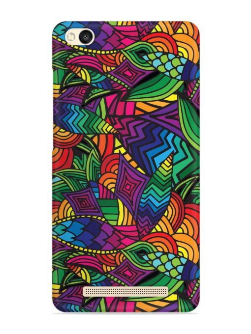 Abstract Multicolor Seamless Snap Case for Xiaomi Redmi 3S Zapvi