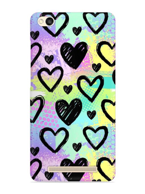 Bright Pattern Hearts Snap Case for Xiaomi Redmi 3S