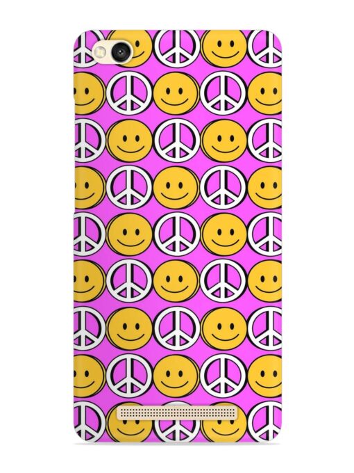 Smiley Face Peace Snap Case for Xiaomi Redmi 3S