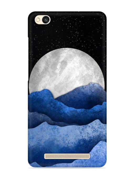 Full Moon Mountain Vector Snap Case for Xiaomi Redmi 3S Zapvi