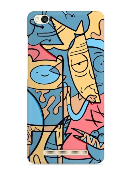 Silly Face Doodle Snap Case for Xiaomi Redmi 3S Zapvi