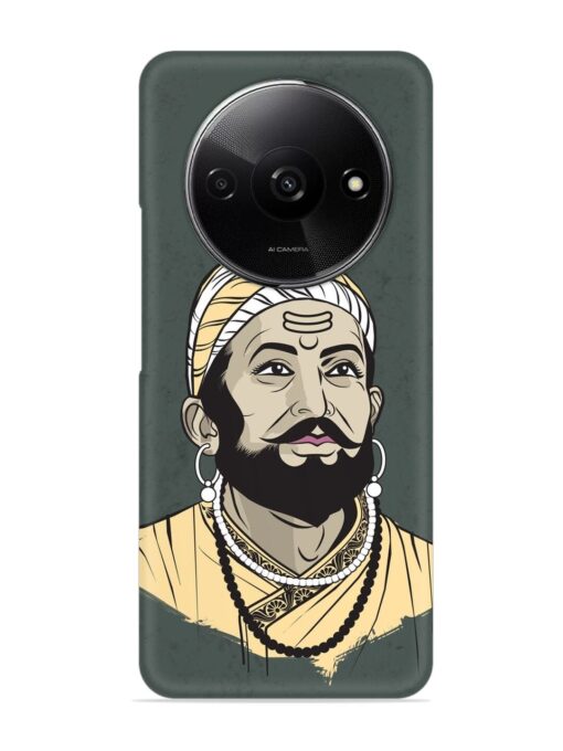 Shivaji Maharaj Vector Art Snap Case for Xiaomi Redmi A3 (2024) Zapvi