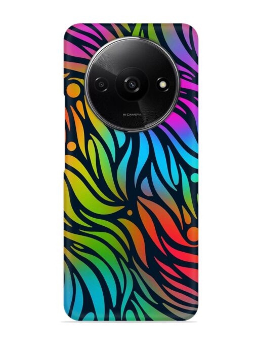 Abstract Leaf Design Snap Case for Xiaomi Redmi A3 (2024)