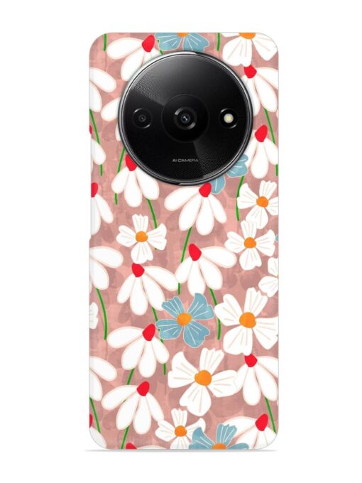 Abstract Petal Flowers Snap Case for Xiaomi Redmi A3 (2024)