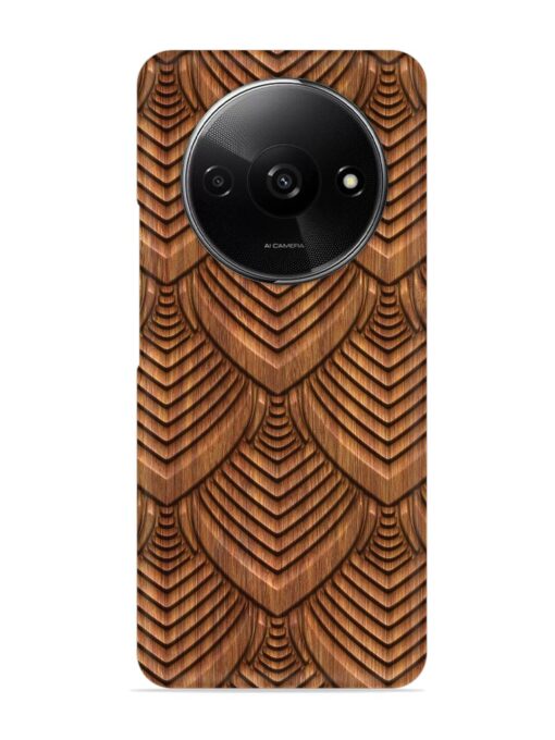 Carved Pattern On Snap Case for Xiaomi Redmi A3 (2024) Zapvi