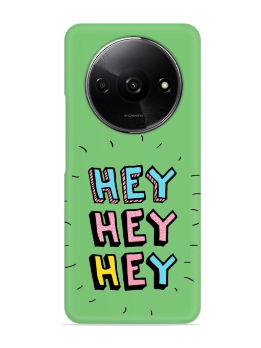 Hey Vector Cartoon Snap Case for Xiaomi Redmi A3 (2024) Zapvi