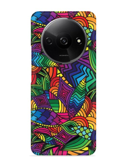 Abstract Multicolor Seamless Snap Case for Xiaomi Redmi A3 (2024)