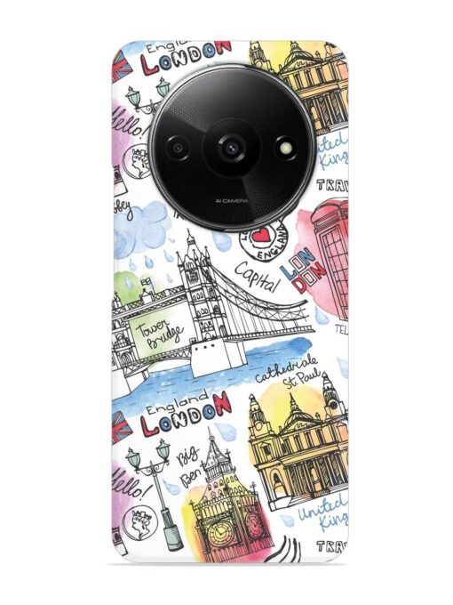 Vector London Landmark Snap Case for Xiaomi Redmi A3 (2024)