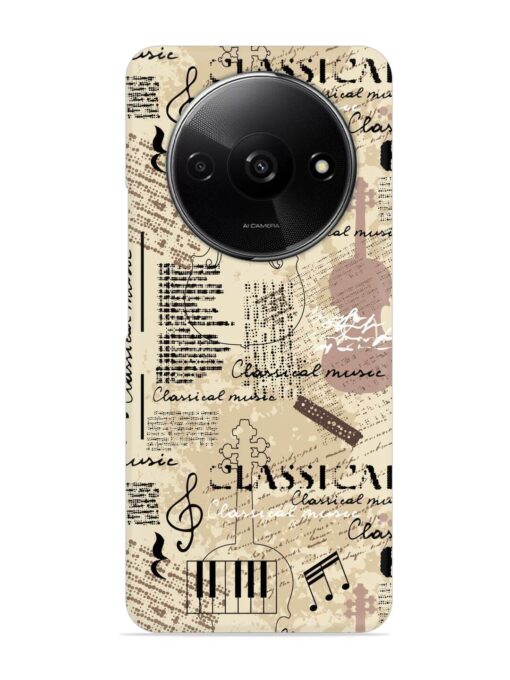 Classical Music Lpattern Snap Case for Xiaomi Redmi A3 (2024) Zapvi