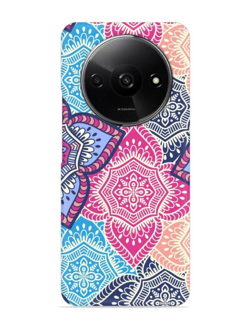 Ethnic Floral Seamless Snap Case for Xiaomi Redmi A3 (2024)