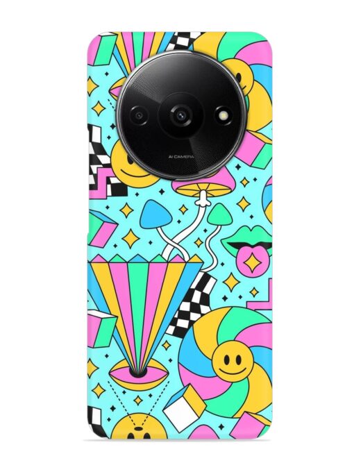 Trippy Rainbow 60S Snap Case for Xiaomi Redmi A3 (2024)