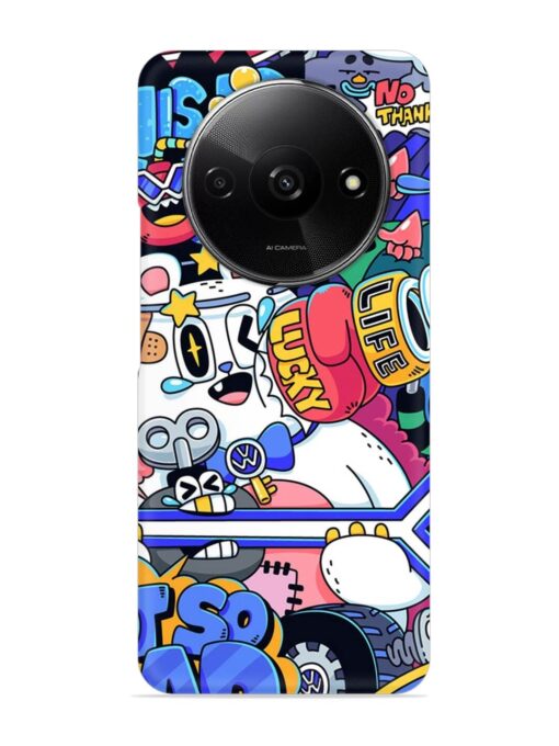 Universal Doodle Snap Case for Xiaomi Redmi A3 (2024)