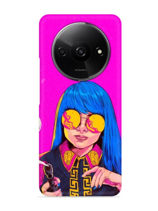 Aesthetic Anime Girl Snap Case for Xiaomi Redmi A3 (2024)