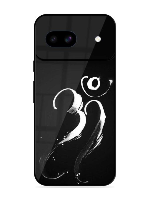 Om Logo Glossy Metal Phone Cover for Google Pixel 8A Zapvi