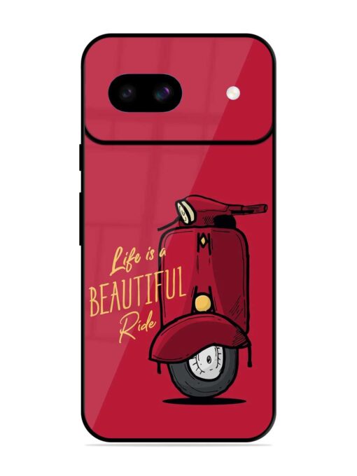 Life Is Beautiful Rides Glossy Metal Phone Cover for Google Pixel 8A Zapvi