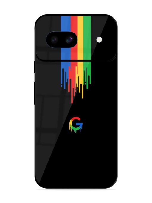 Google Logo Glossy Metal Phone Cover for Google Pixel 8A Zapvi