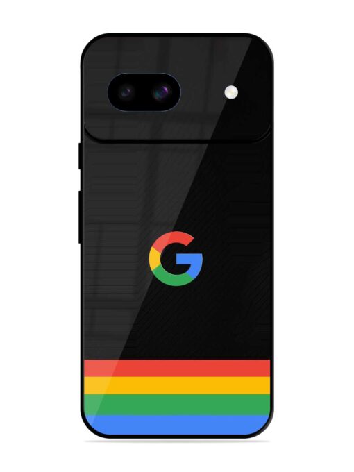 Google Logo Art Glossy Metal Phone Cover for Google Pixel 8A