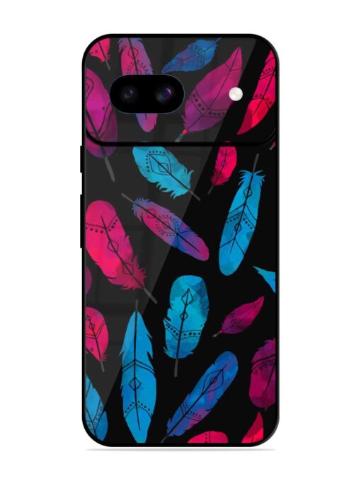 Feather Art Glossy Metal Phone Cover for Google Pixel 8A Zapvi