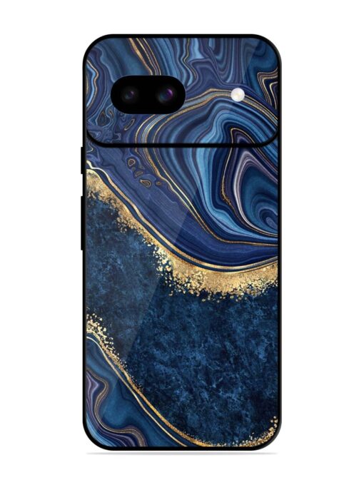 Abstract Background Blue Glossy Metal TPU Phone Cover for Google Pixel 8A Zapvi