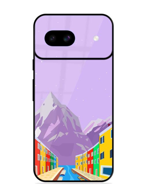 Venice City Illustration Glossy Metal Phone Cover for Google Pixel 8A Zapvi