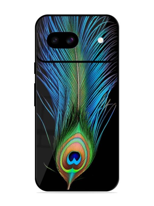 Peacock Feather Glossy Metal TPU Phone Cover for Google Pixel 8A Zapvi