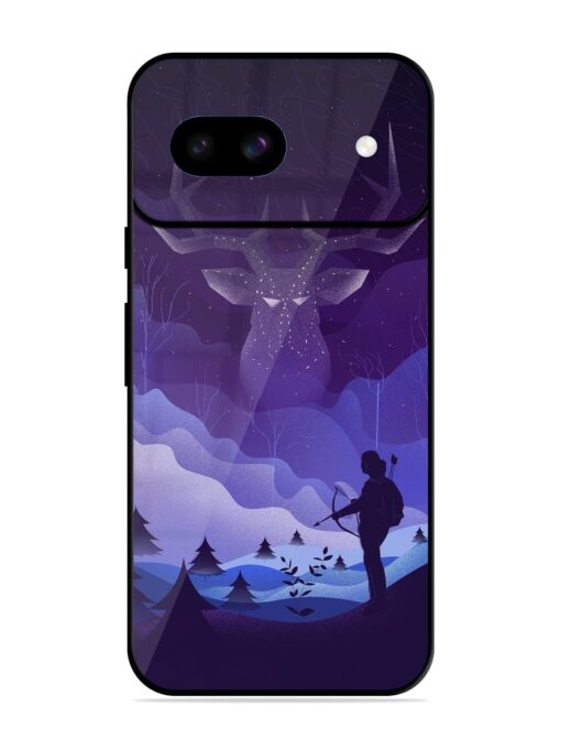 Deer Forest River Glossy Metal Phone Cover for Google Pixel 8A