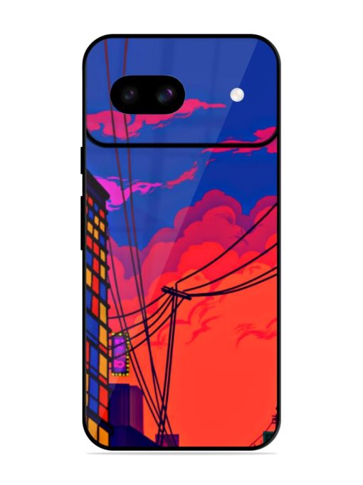 Sky At Morning Glossy Metal Phone Cover for Google Pixel 8A Zapvi